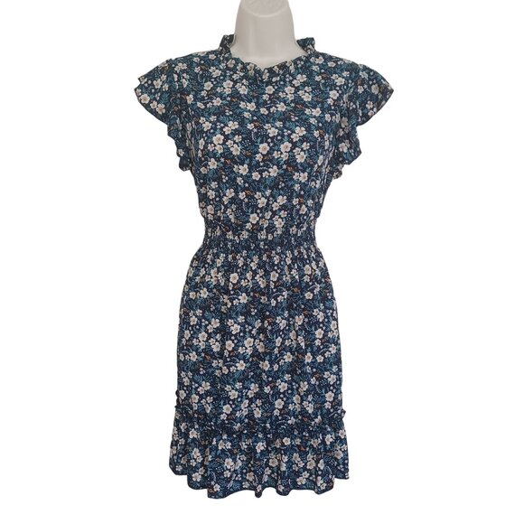 SHEIN Dresses & Skirts - Shein Women's Allover Floral A-line Dress Size M Sleeveless Pullover